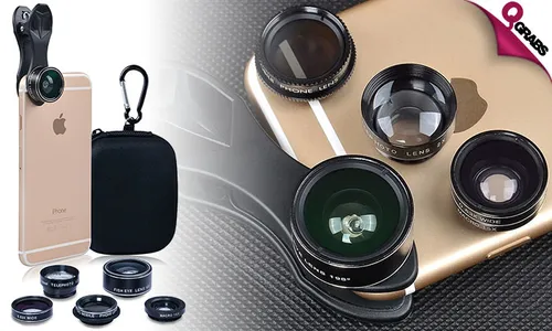 5-in-1 Lens Kit for Smartphones!
